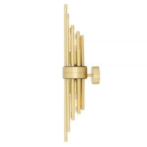 Victoria Mini Tube Wall Light Brass Wall Lights Great Lighting UK Ltd